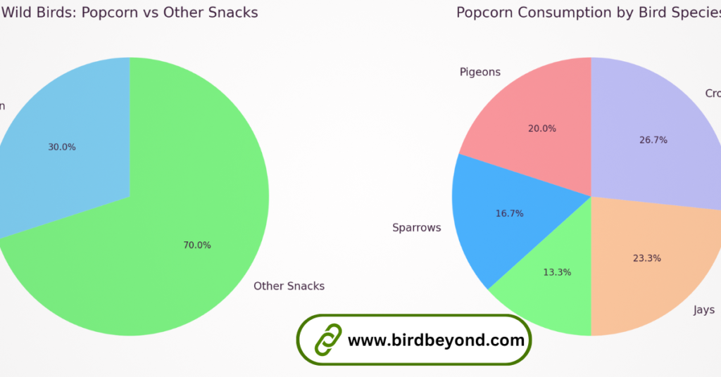 Wild Birds: Popcorn vs. Other Snacks