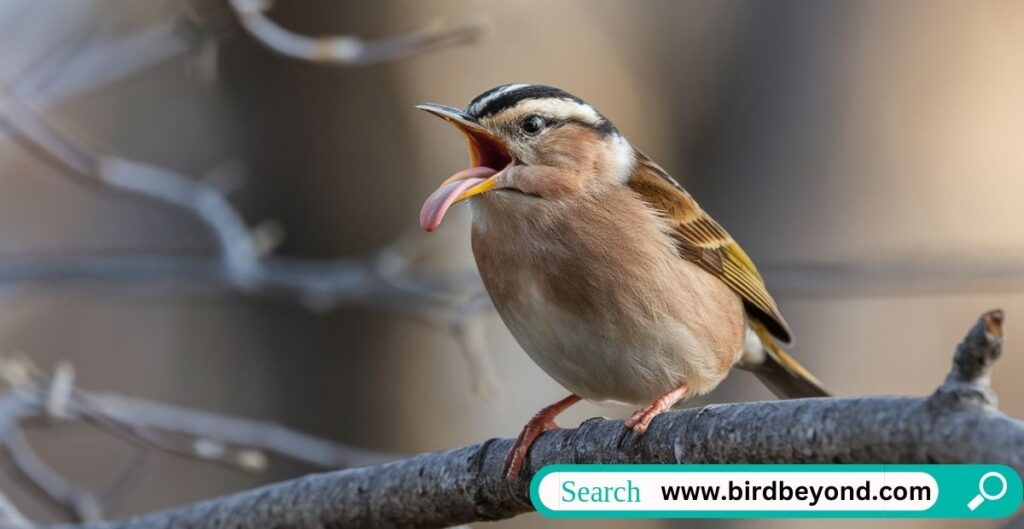 Detailed view of a bird’s tongue, highlighting the diverse tongue structures birds use for feeding, vocalization, and grooming.