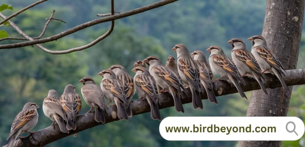 Sparrow gatherings in literature and culture, symbolizing community, resilience, and freedom across different traditions.